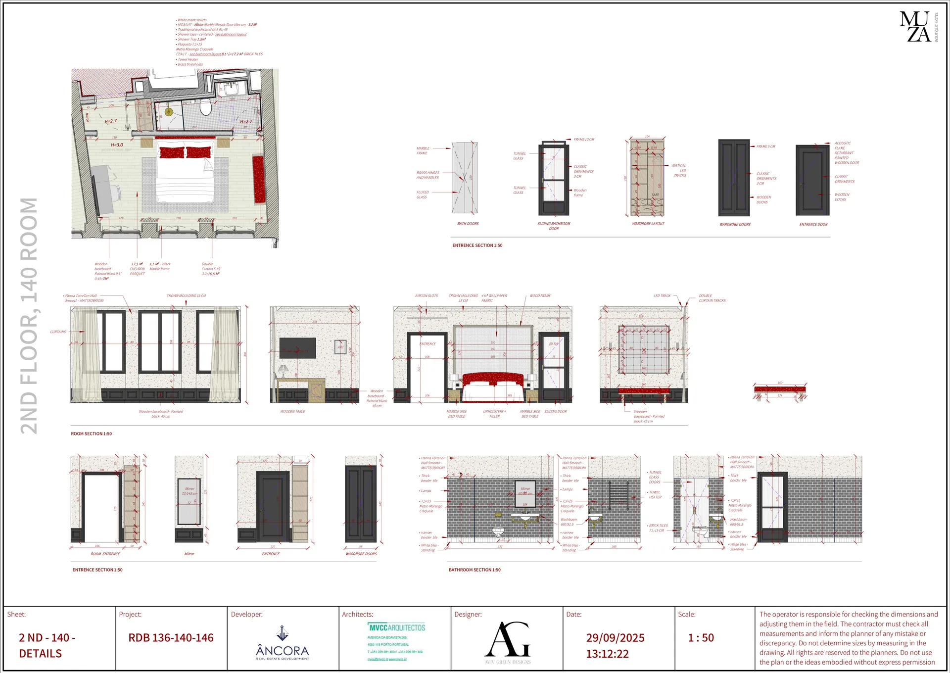 Muza Boutique hotel, Porto, Portugal — ARCHITECTURAL PLANNING (14)